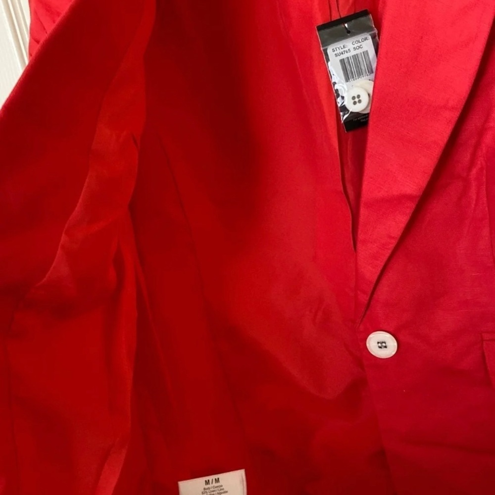 BNWT “THE LIMITED” red BLAZER size #XL - Picture 6 of 8